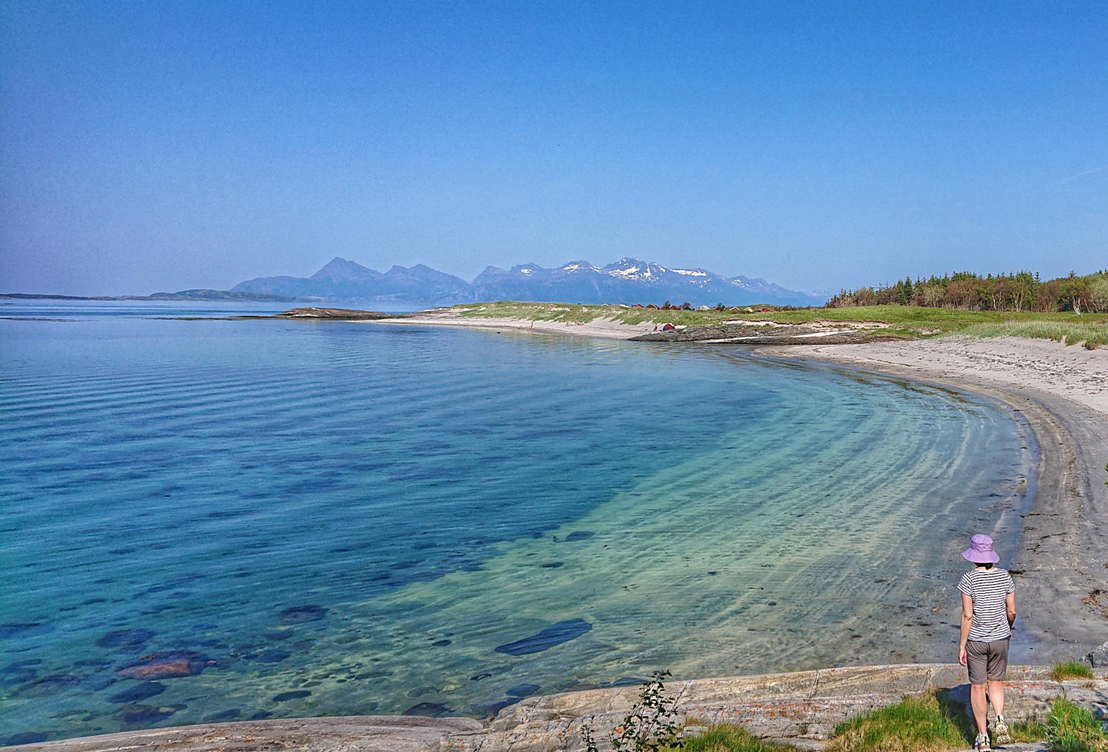 Beautiful arctic beach