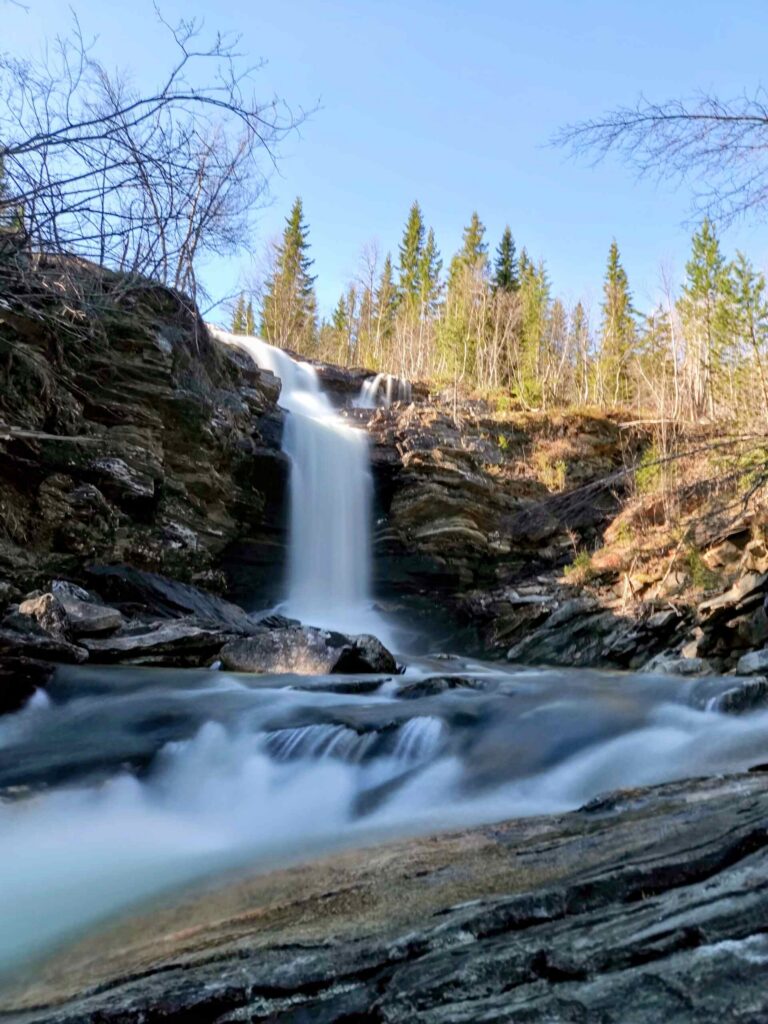 One of the waterfalls near Bodø