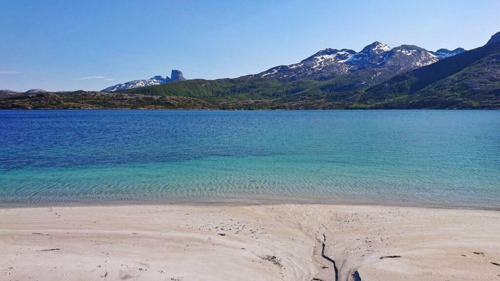 White sand beach of Kjerringøy, Bodø