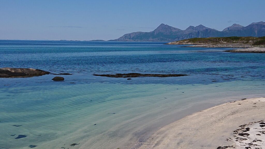Beautiful beach at Kjerringøy, near Bodø