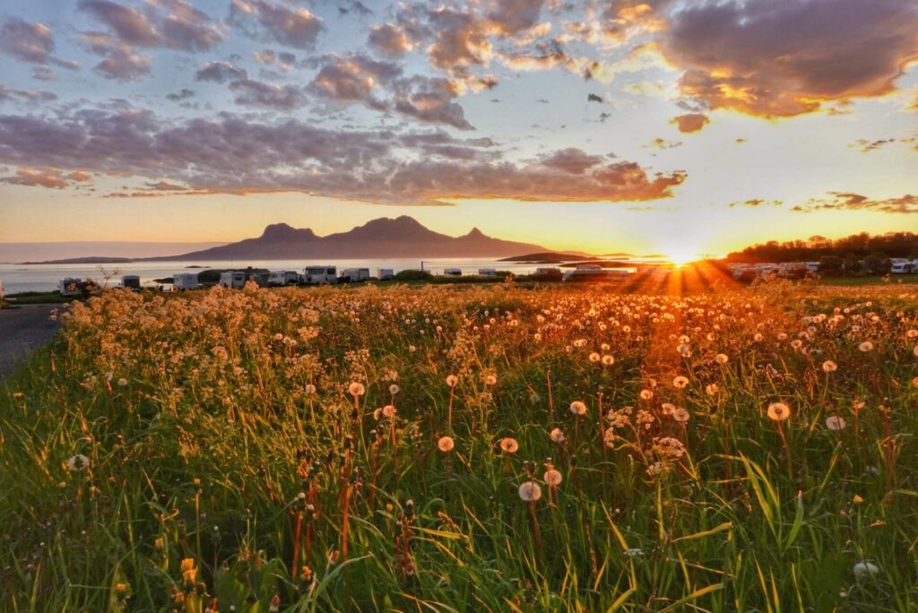 midnight sun in Bodø