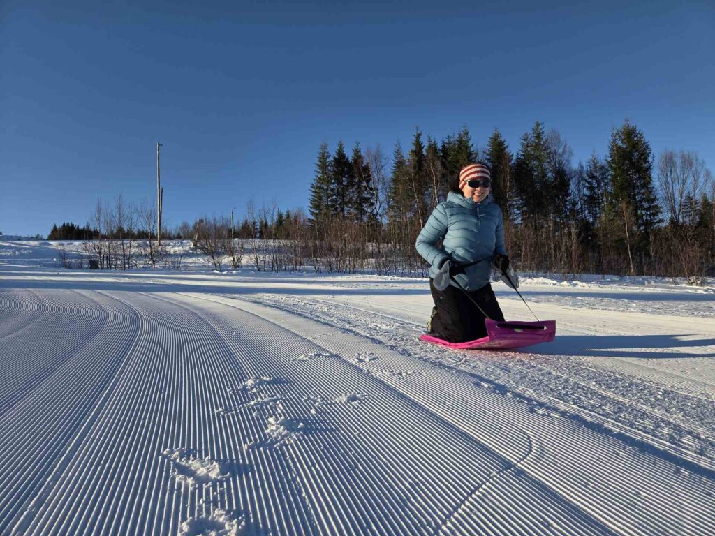 sledding in bodø
